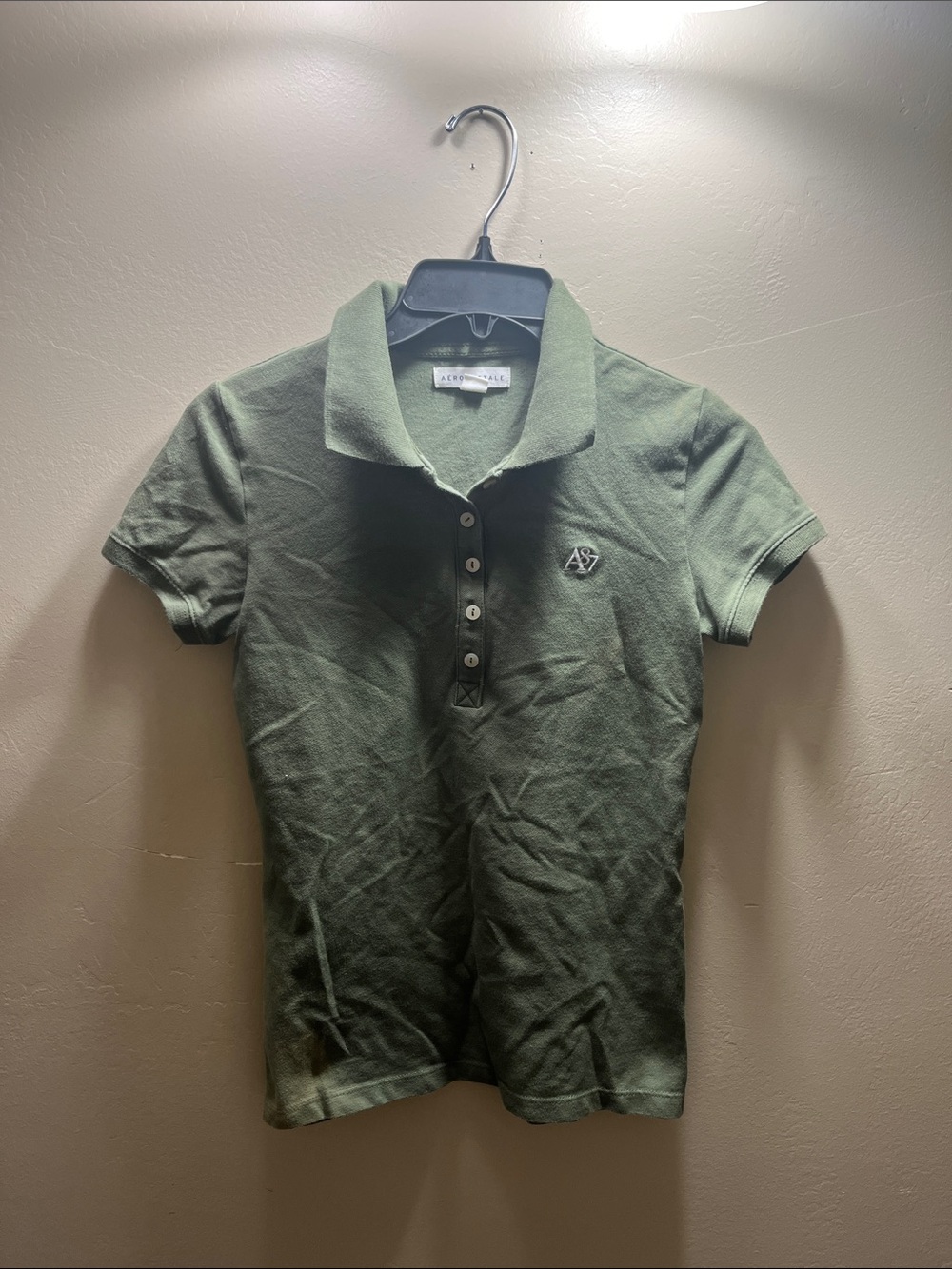 Polo-style short sleeve top